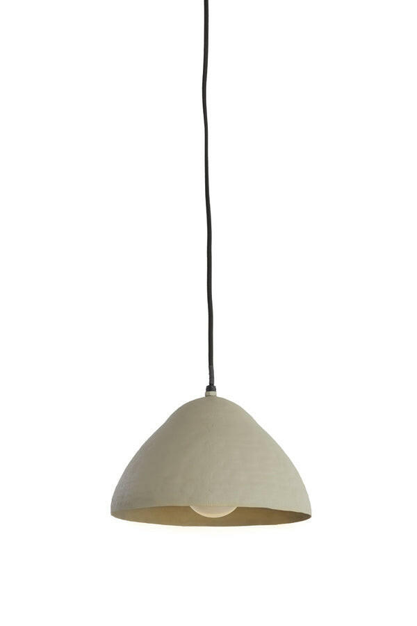 Hanging Lamp 25X15 Cm Elimo Matt Light Grey