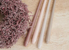 Taper Kaars 32Cm White Ash 4-Pack