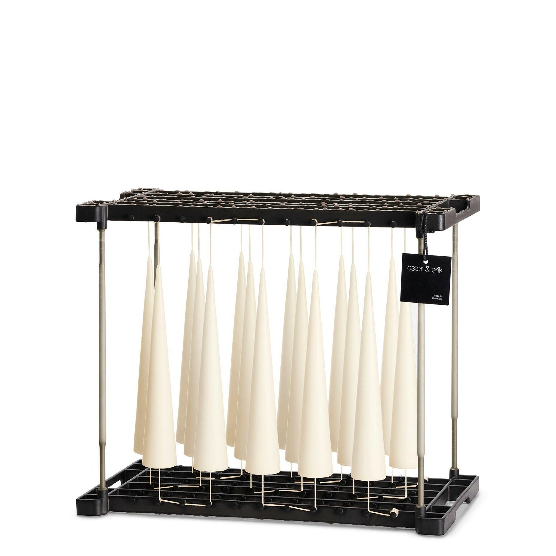 Cone Kaars Ivory || 2 Maten 25Cm