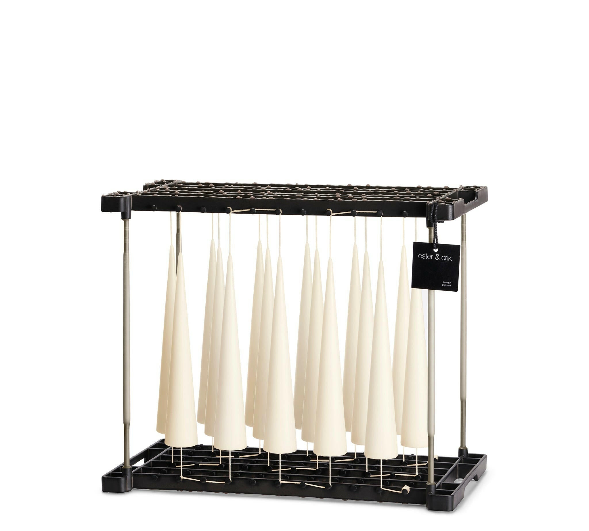 Cone Kaars Ivory || 2 Maten 25Cm