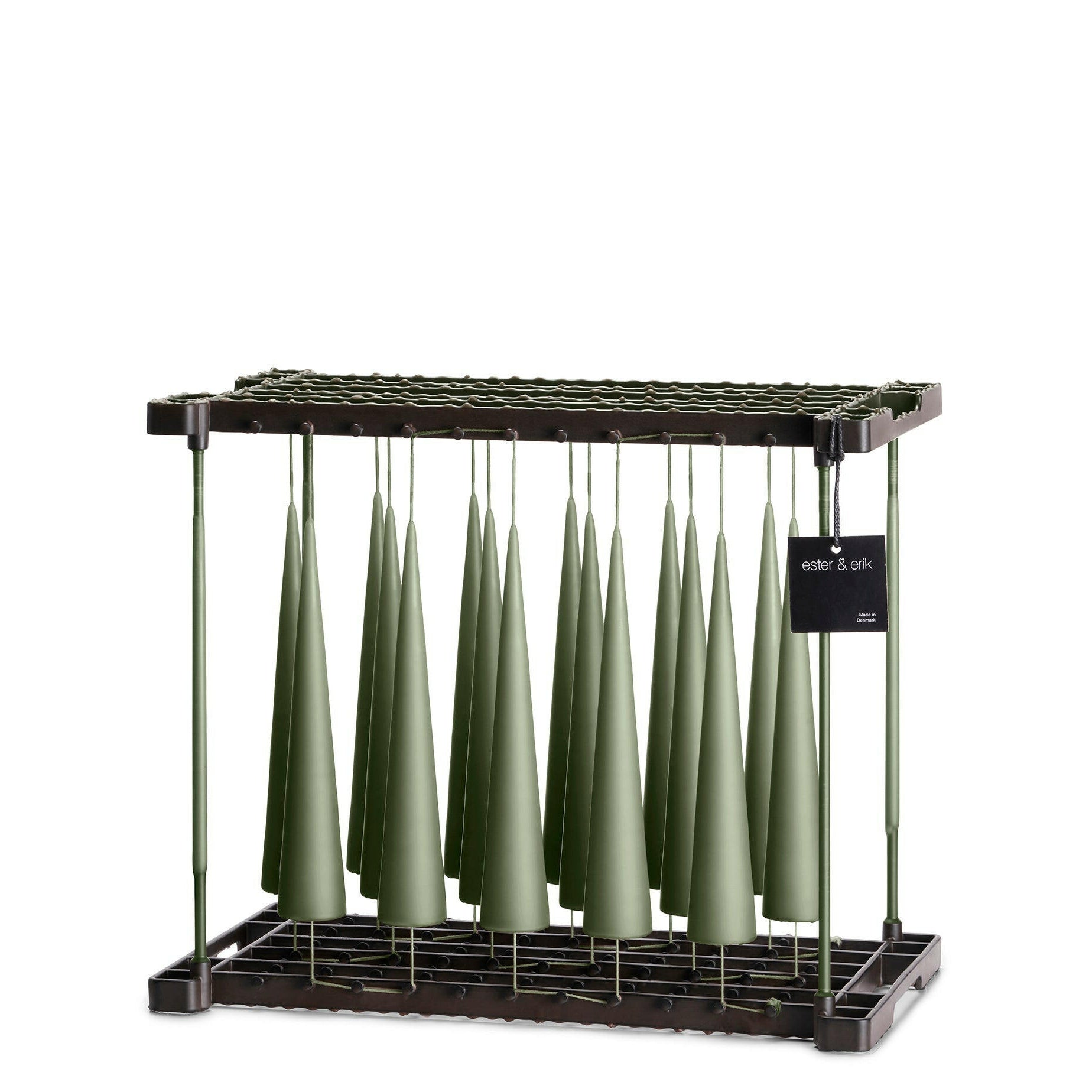 Cone Kaars Green Soil || 2 Maten 25Cm