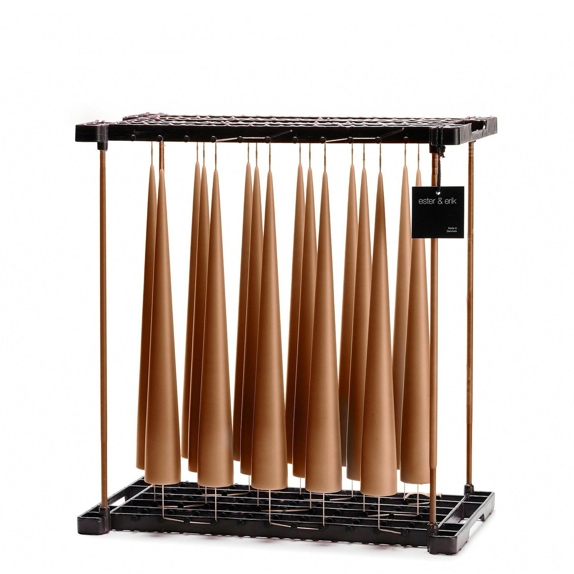 Cone Kaars Raw Toffee || 2 Maten 37Cm