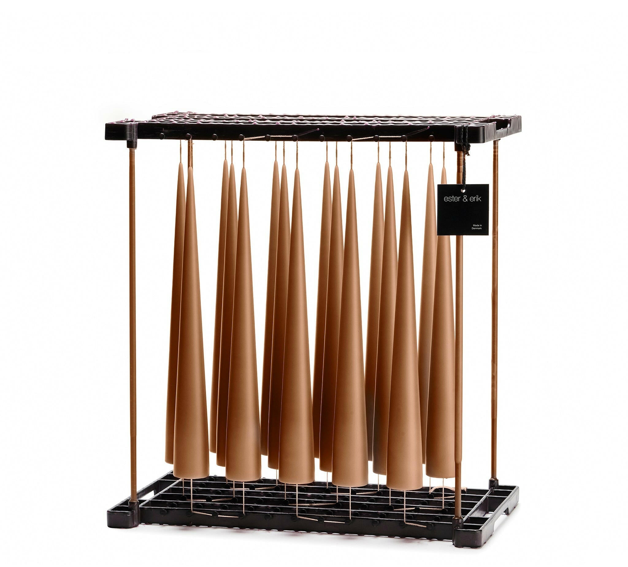 Cone Kaars Raw Toffee || 2 Maten 37Cm