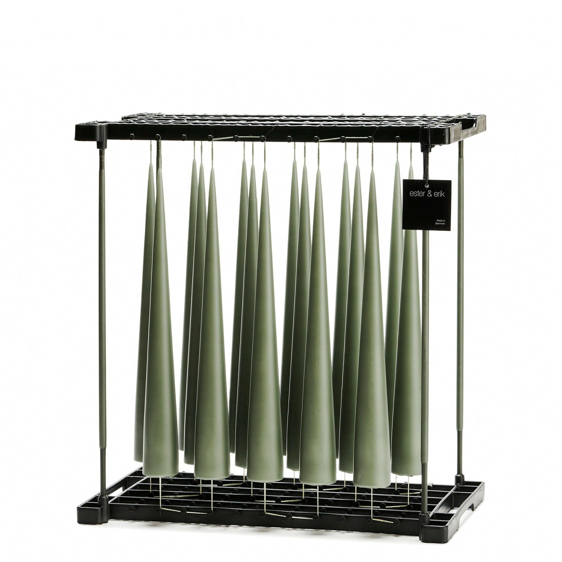 Cone Kaars Green Soil || 2 Maten 37Cm