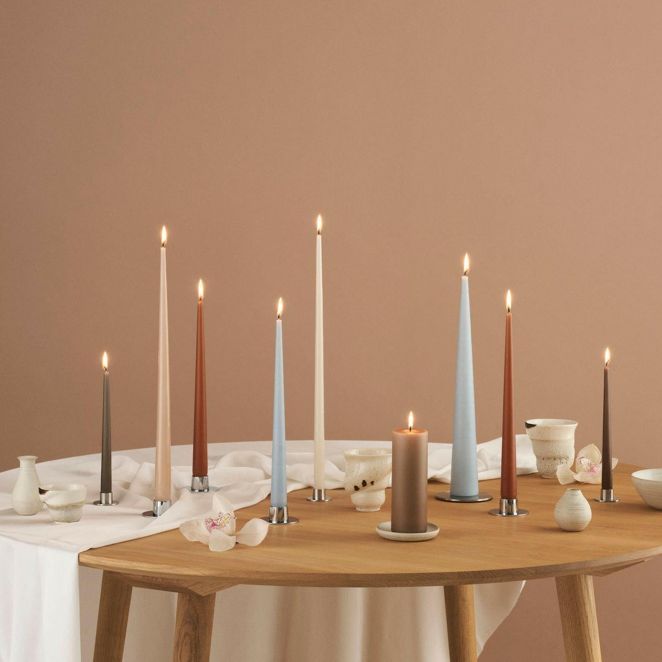 Taper Kaars 32Cm Raw Toffee 4-Pack