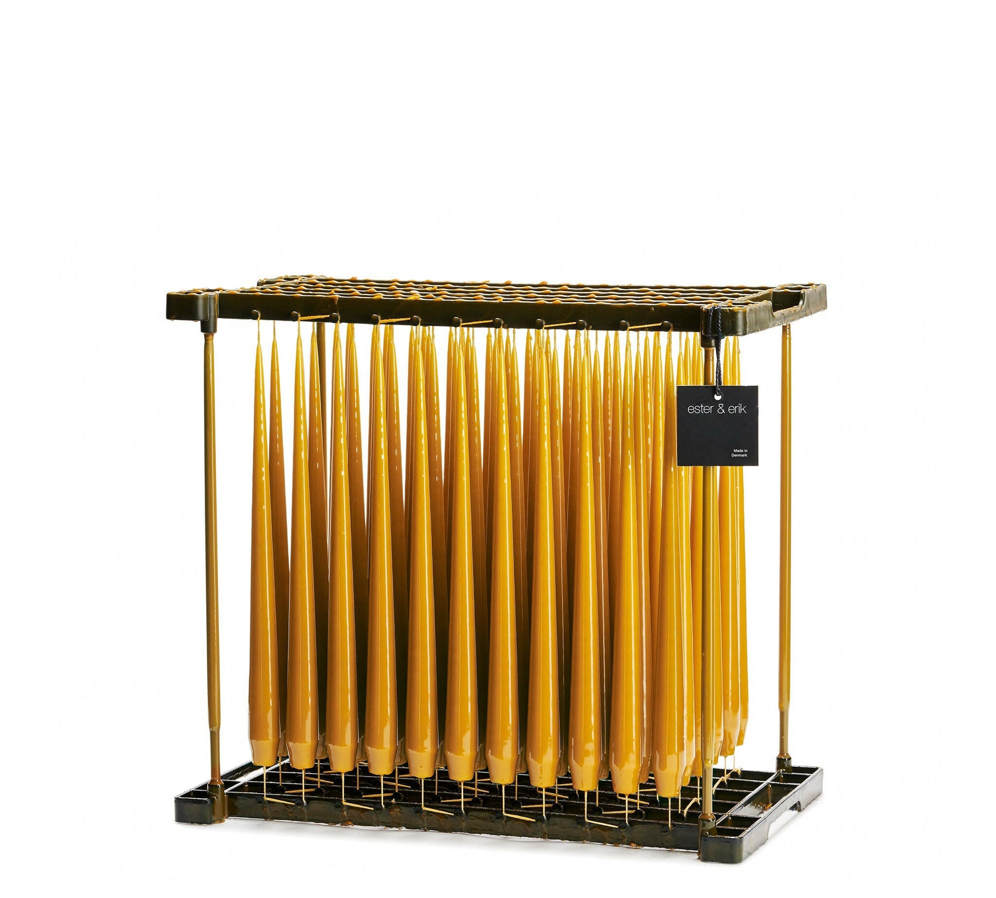 Taper Kaars 32Cm Warm Amber Gelakt 4-Pack