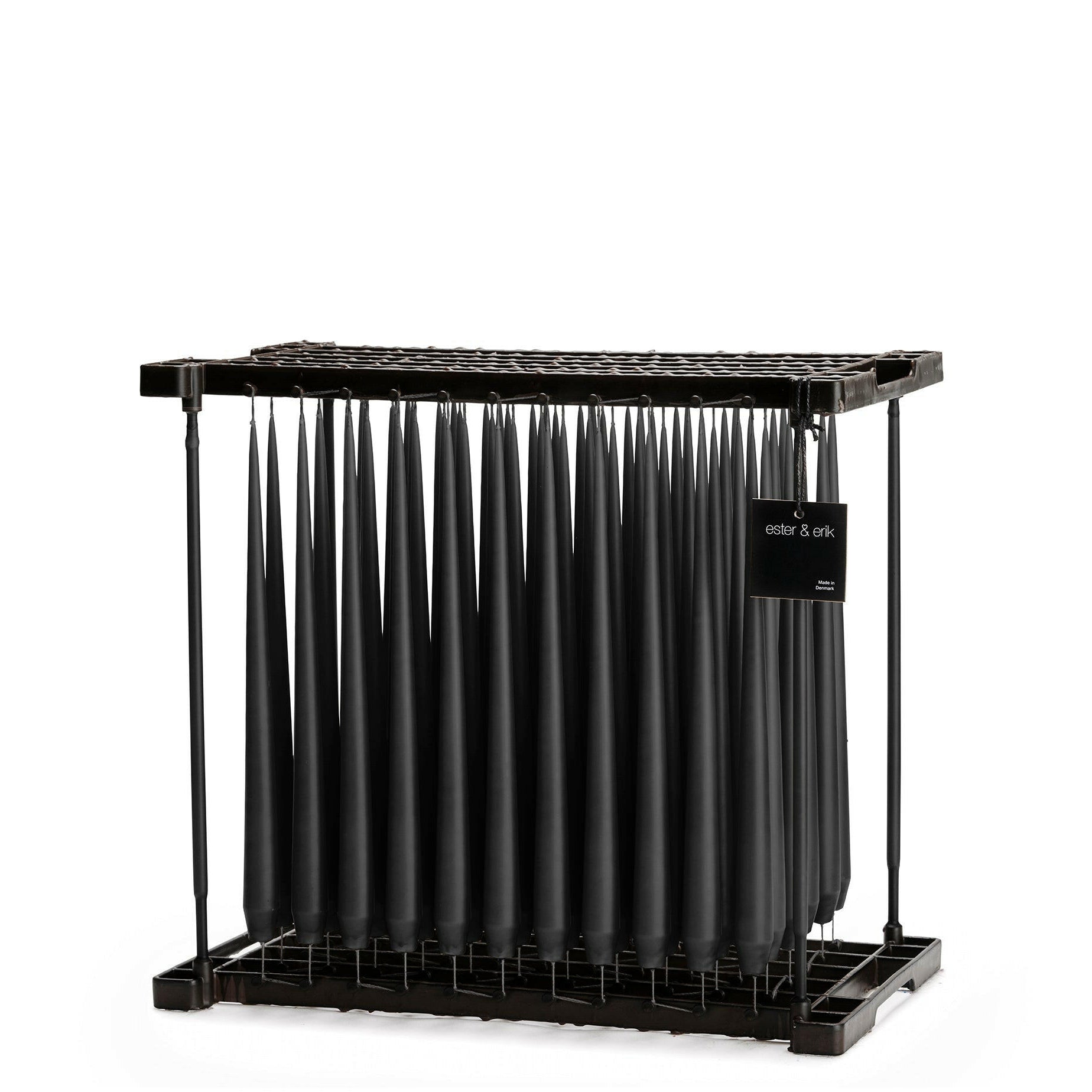 Taper Kaars 32Cm Velvet Matt Black 4-Pack