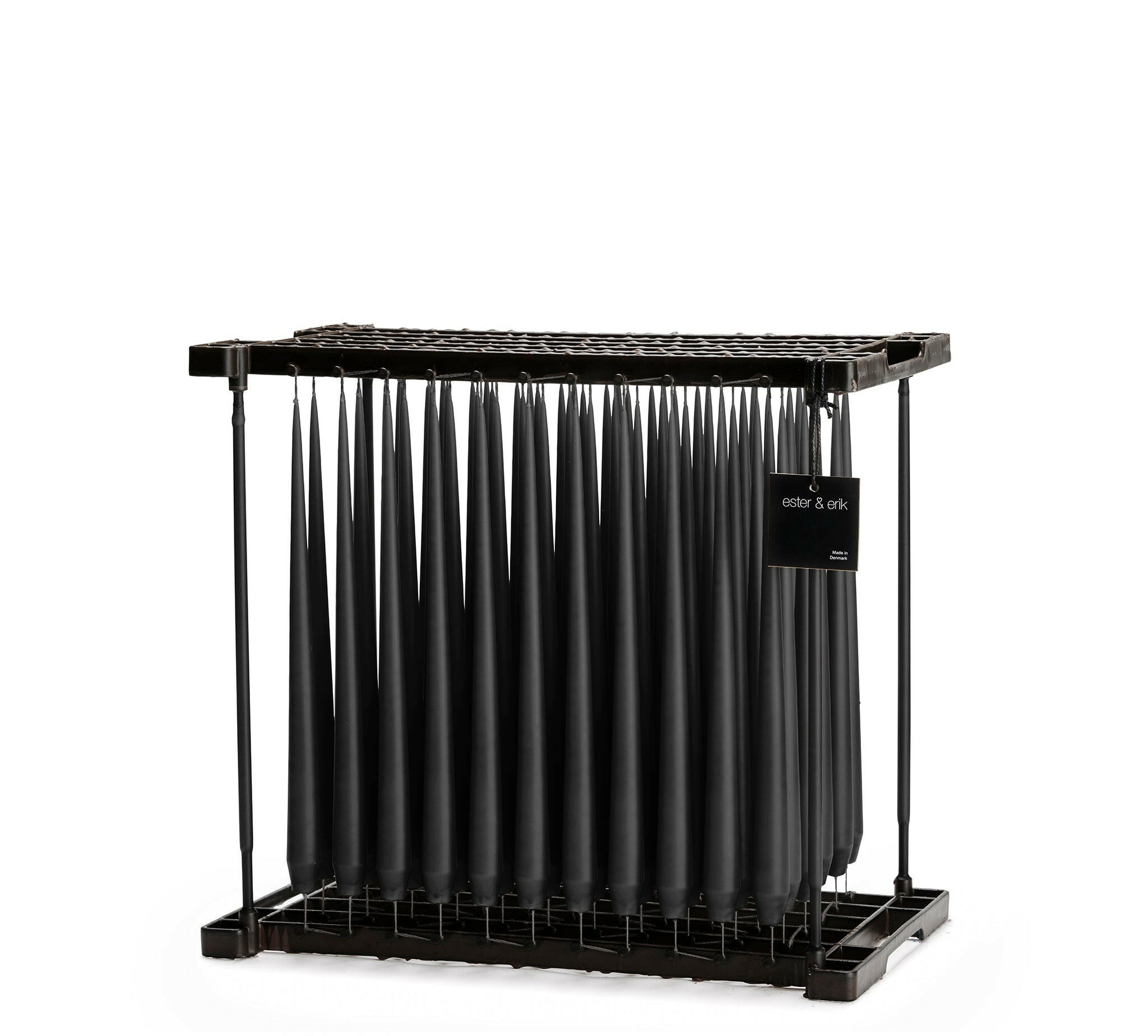 Taper Kaars 32Cm Velvet Matt Black 4-Pack