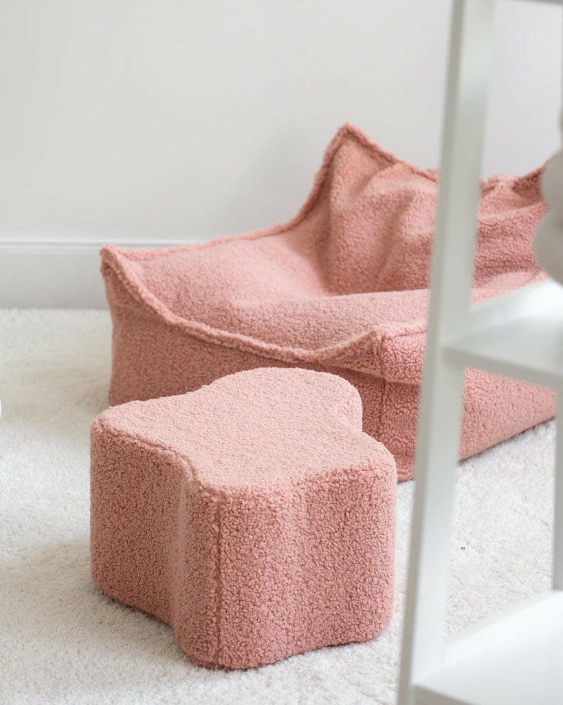 Guava Pink Cloud Pouffe
