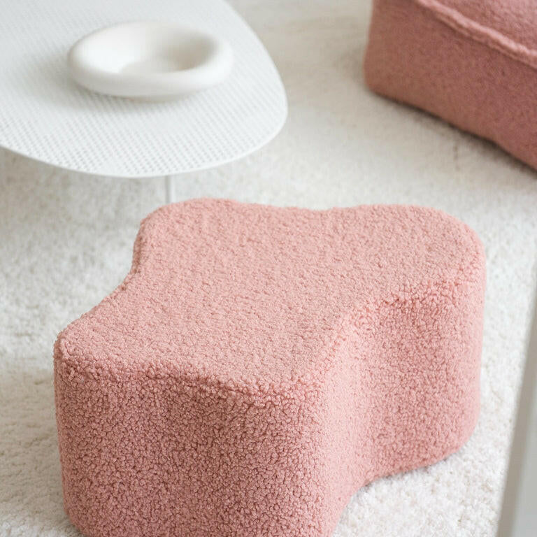 Guava Pink Cloud Pouffe