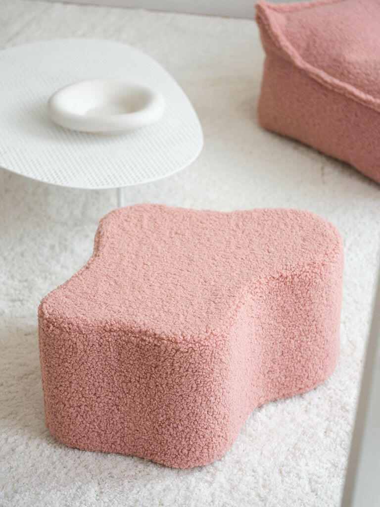 Guava Pink Cloud Pouffe