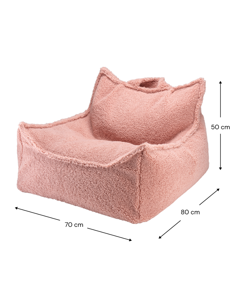 Guava Pink Beanbag Chair
