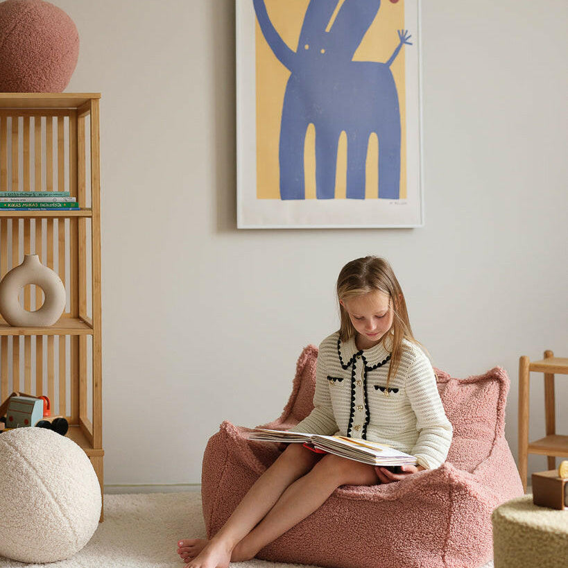 Guava Pink Beanbag Chair
