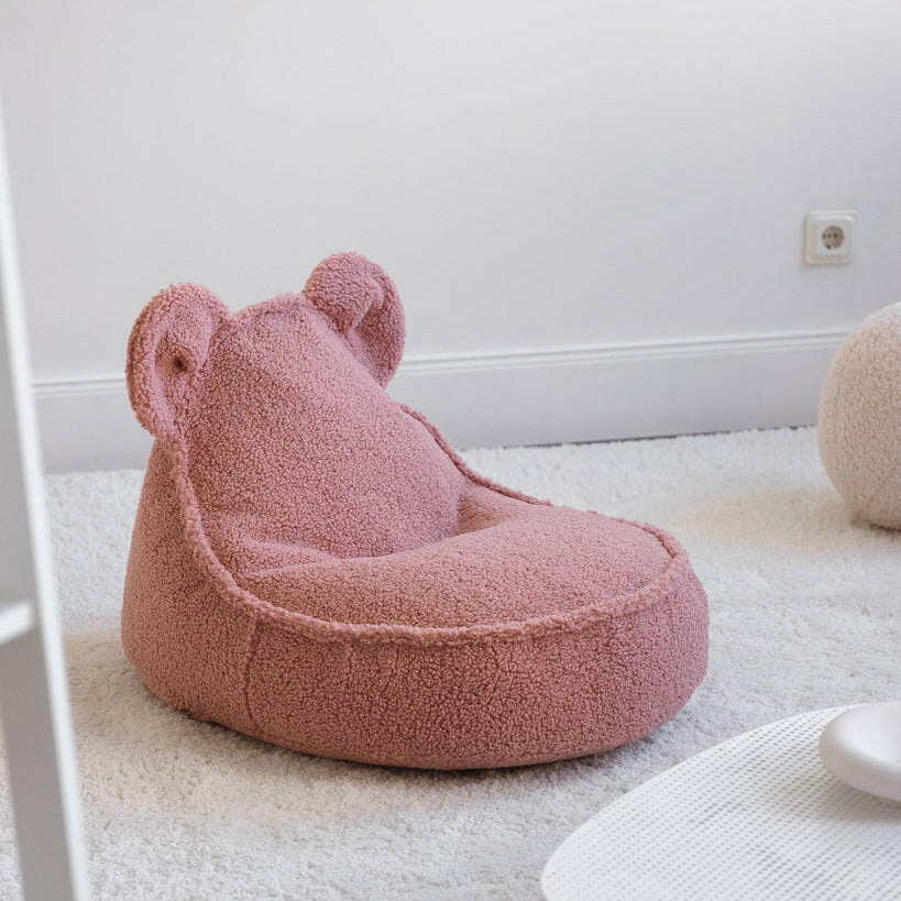 Guava Pink Bear Beanbag
