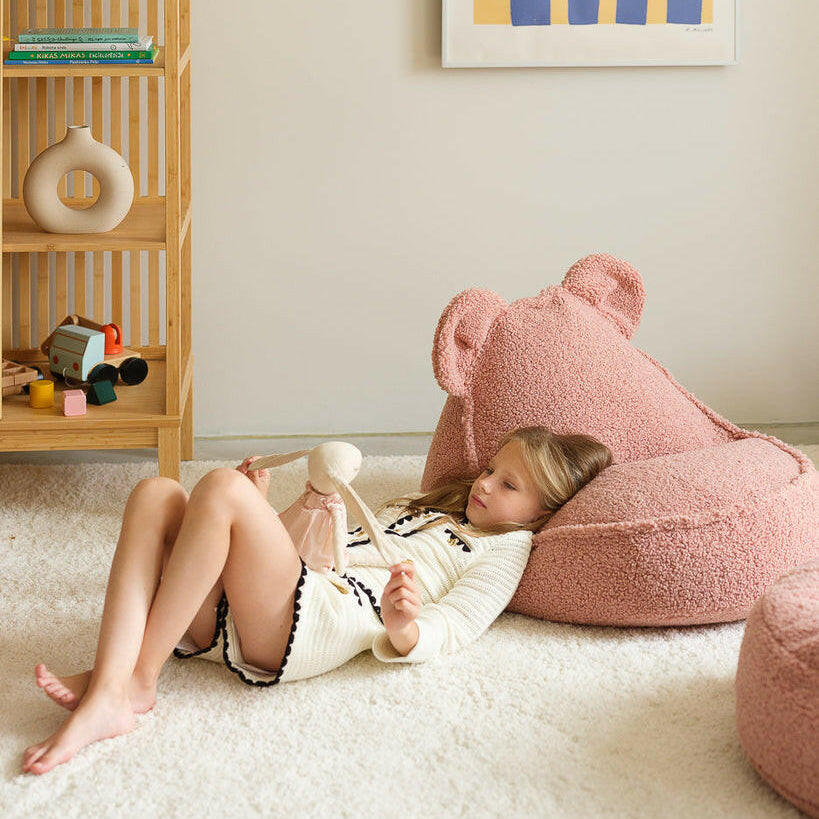 Guava Pink Bear Beanbag