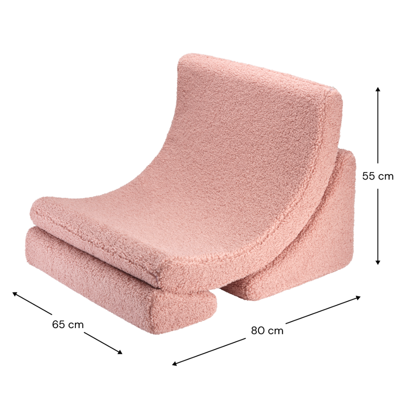 Guava Pink Moon Chair