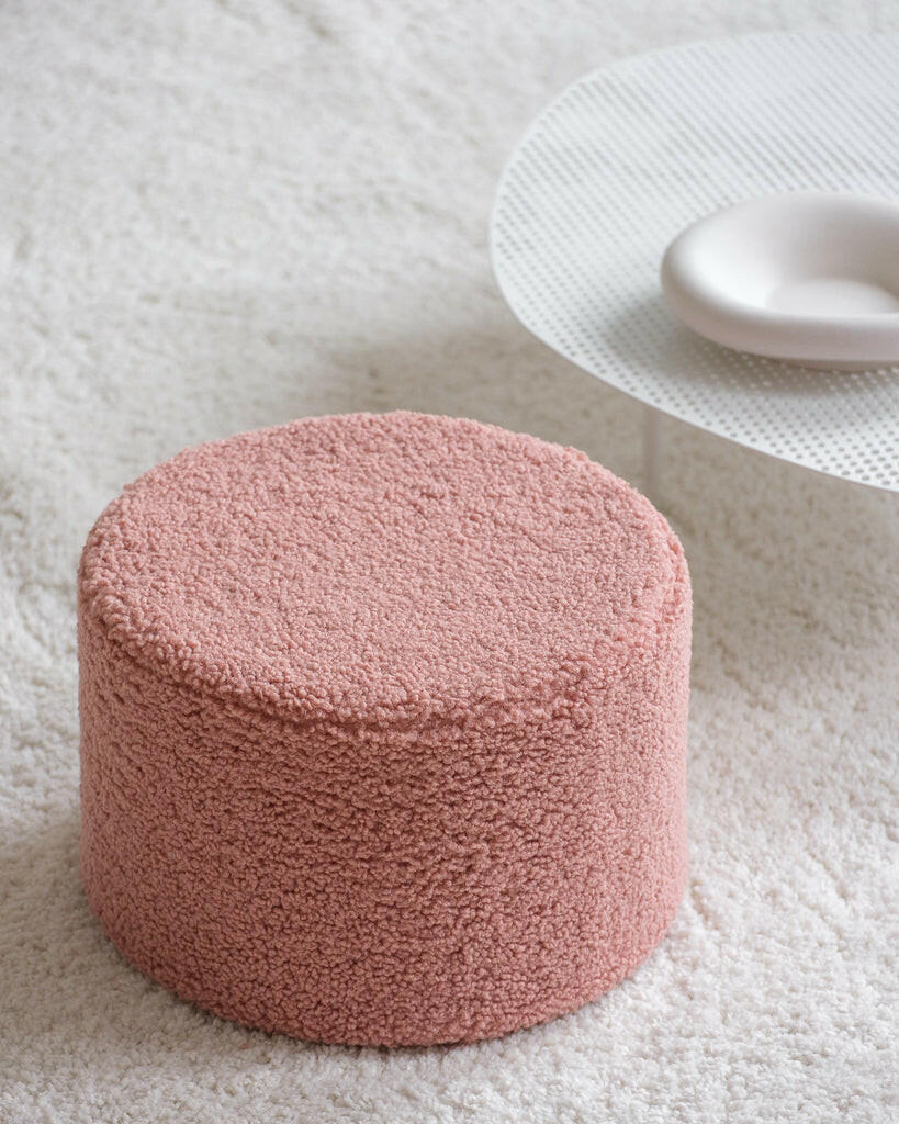 Guava Pink Pouffe