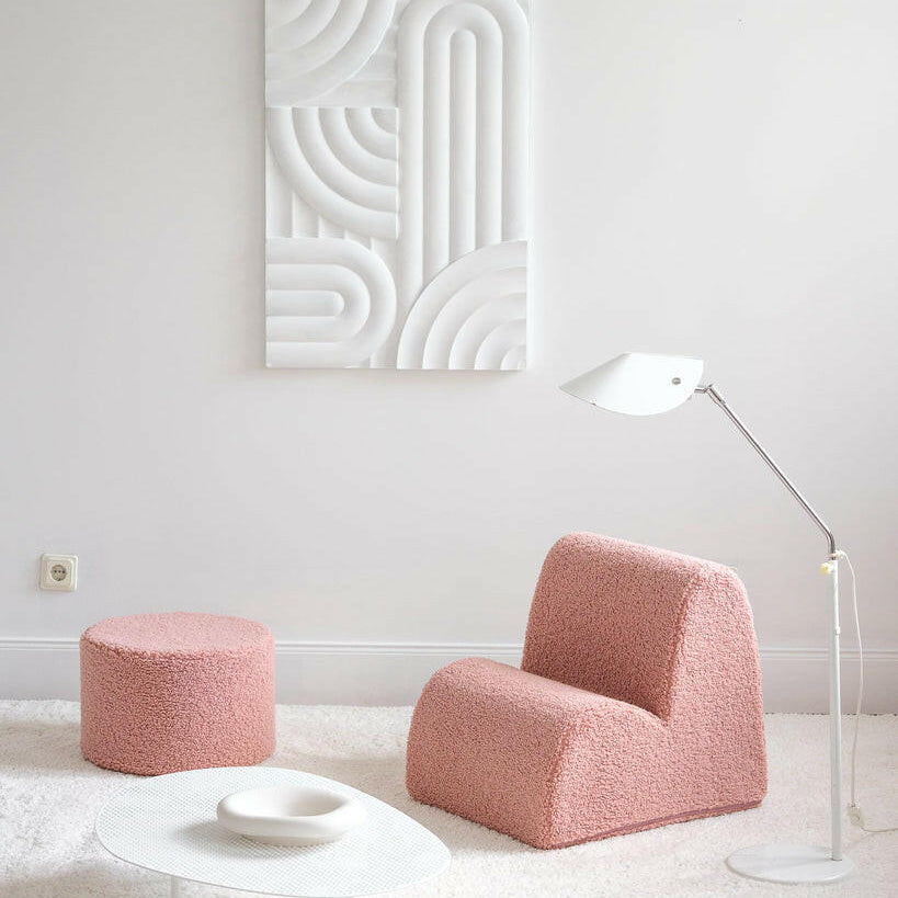 Guava Pink Pouffe