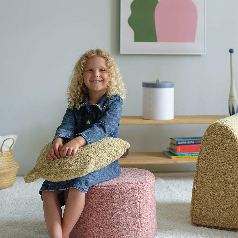 Guava Pink Pouffe