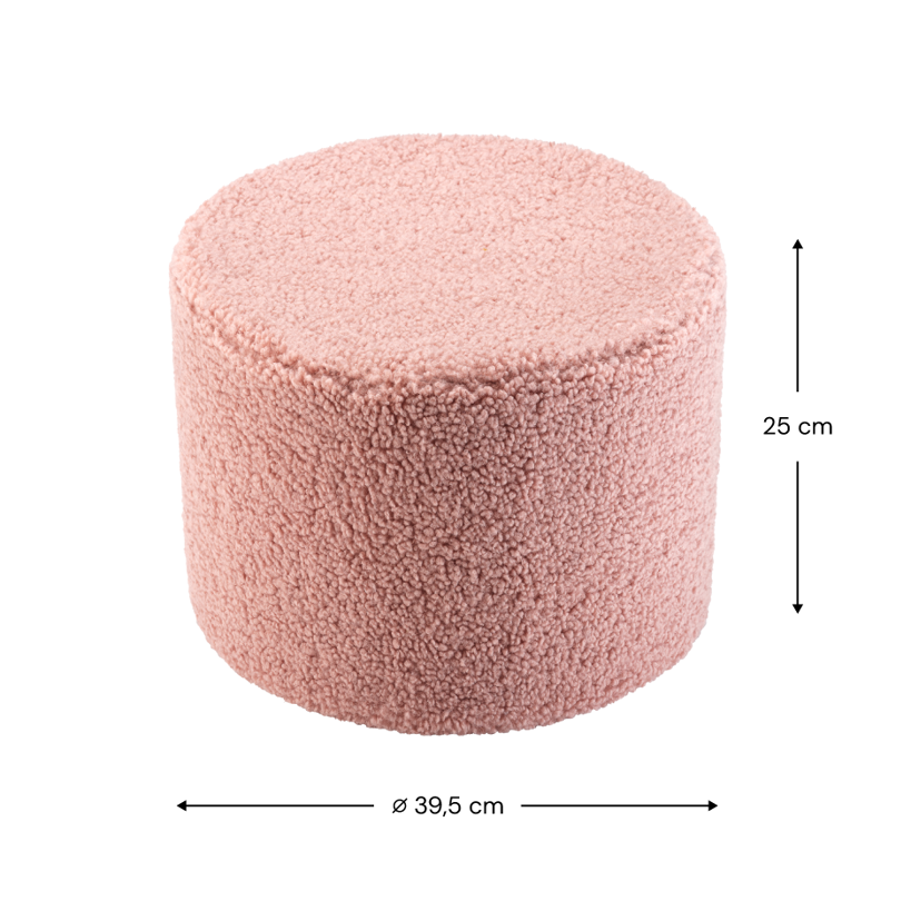 Guava Pink Pouffe