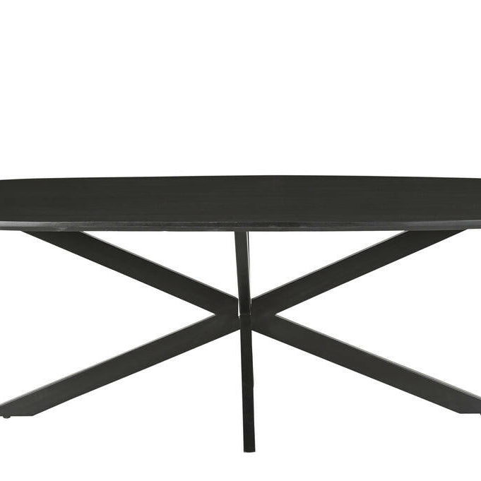 Jesper Danish Eettafel Oval Black 230Cm