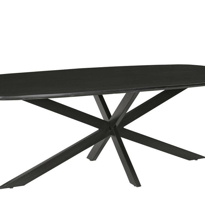 Jesper Danish Eettafel Oval Black 230Cm