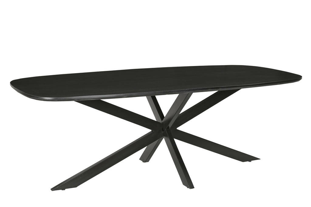 Jesper Danish Eettafel Oval Black 230Cm