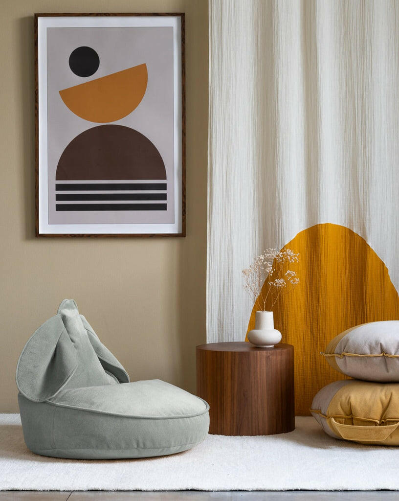 Misty Green Bunny Zitzak