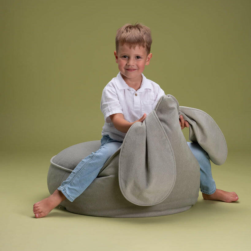 Misty Green Bunny Zitzak