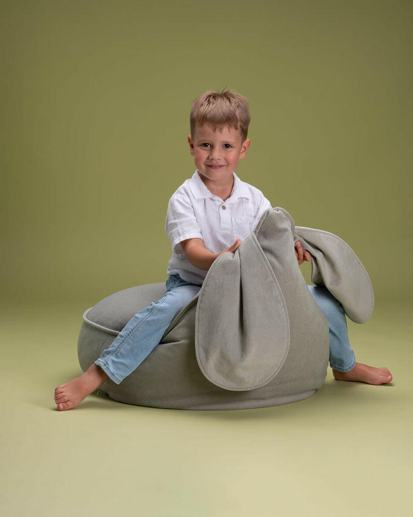 Misty Green Bunny Zitzak