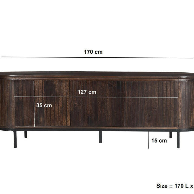 Noor Walnut 170Cm
