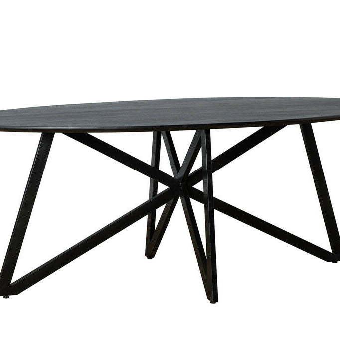 Oslo Black Acasia Web Leg 200Cm