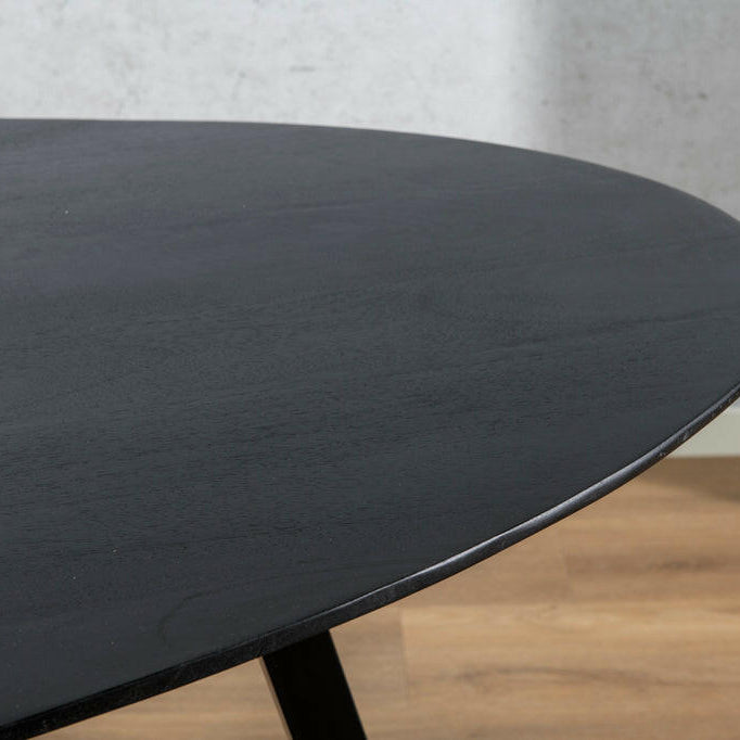 Oslo Black Acasia Web Leg 200Cm