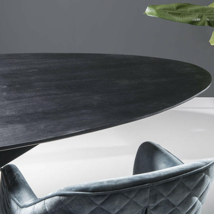 Oslo Eettafel Black Oval 240 Cm