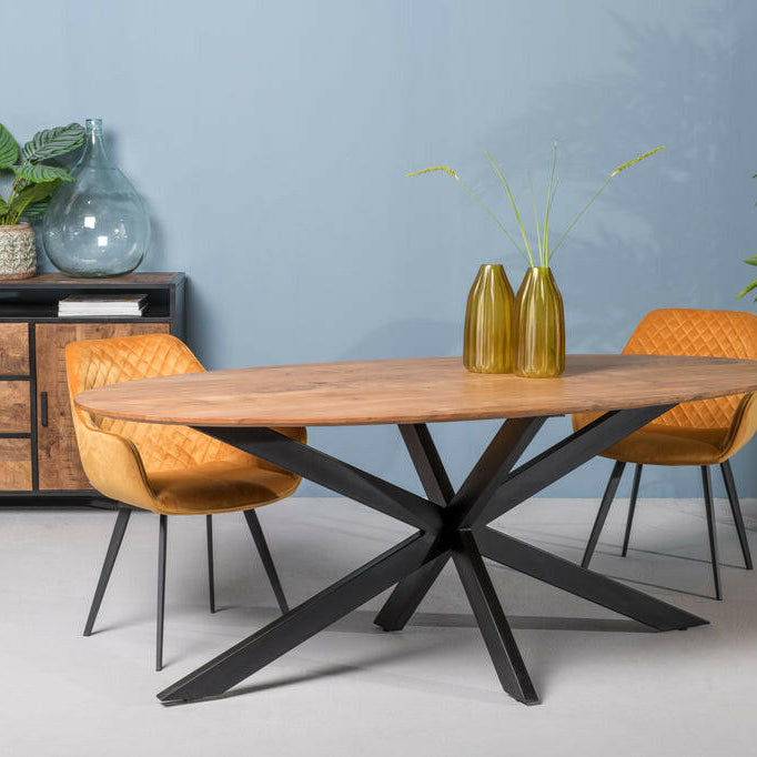 Oslo Eettafel Oval Acasia 210 Cm