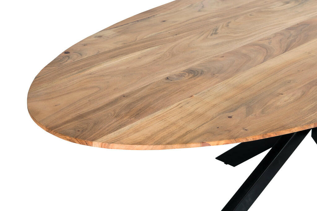 Oslo Eettafel Oval Acasia 210 Cm