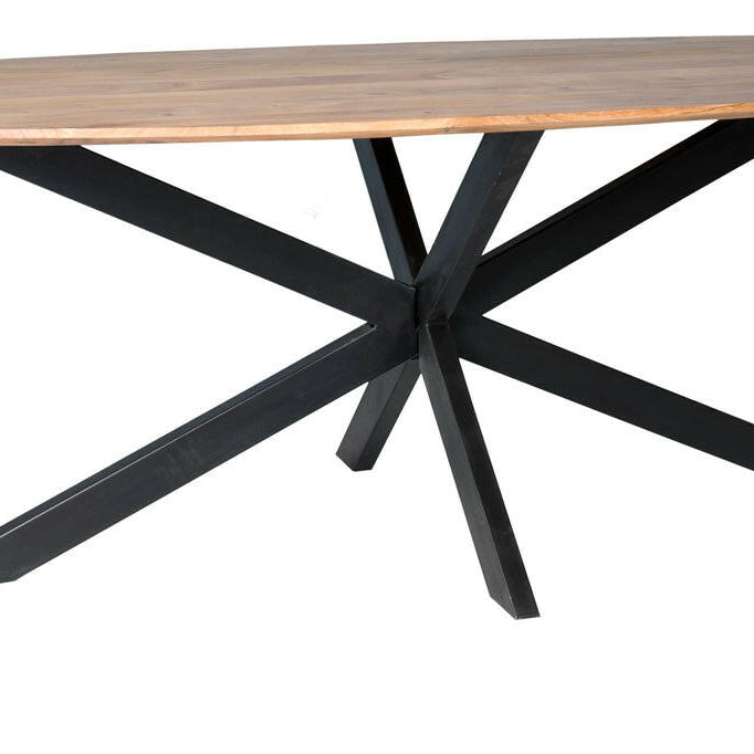 Oslo Eettafel Oval Acasia 210 Cm