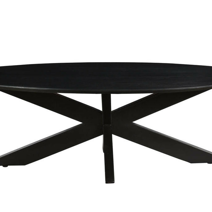Oslo Oval Black130 Cm