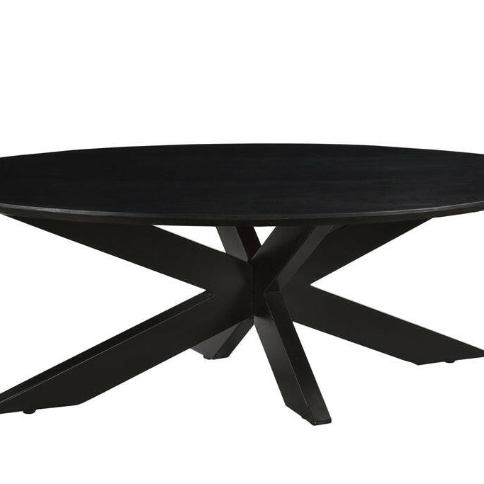 Oslo Oval Black130 Cm