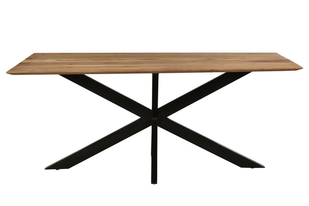 Oslo Spider Eettafel Acasia 160 Cm