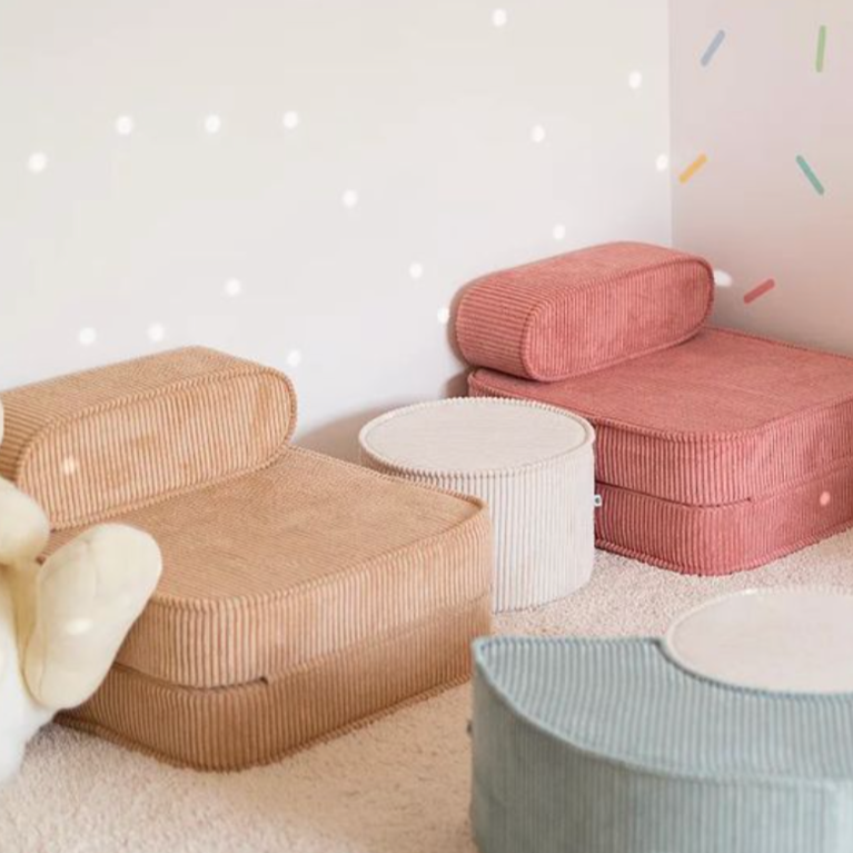 Pink Mousse Flip Chair