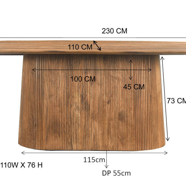 Salvator Eettafel 230Cm