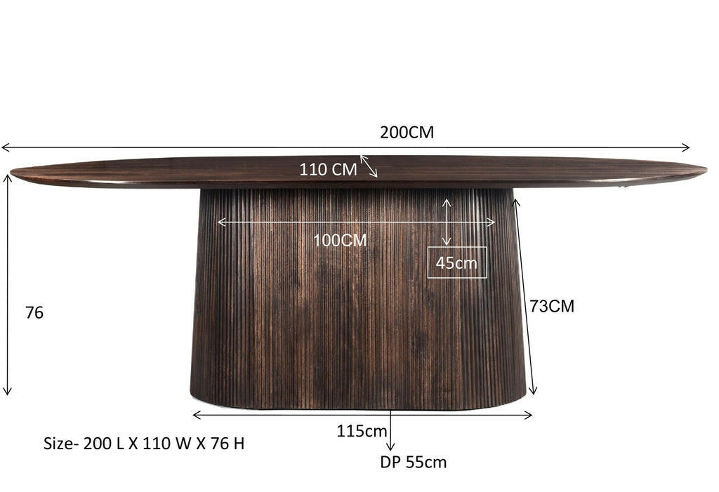 Salvator Walnut 200Cm