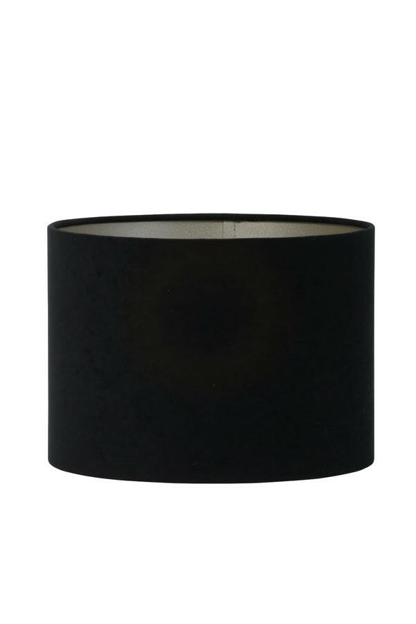 Lampenkap Cylinder 30-30-21 Cm Velours Black-Taupe
