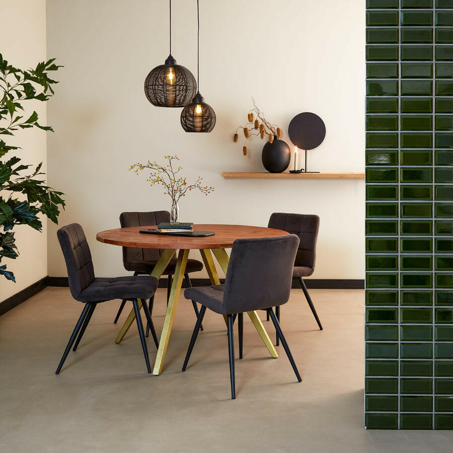 Vase Deco Ø23X30 Cm Binco Matt Black