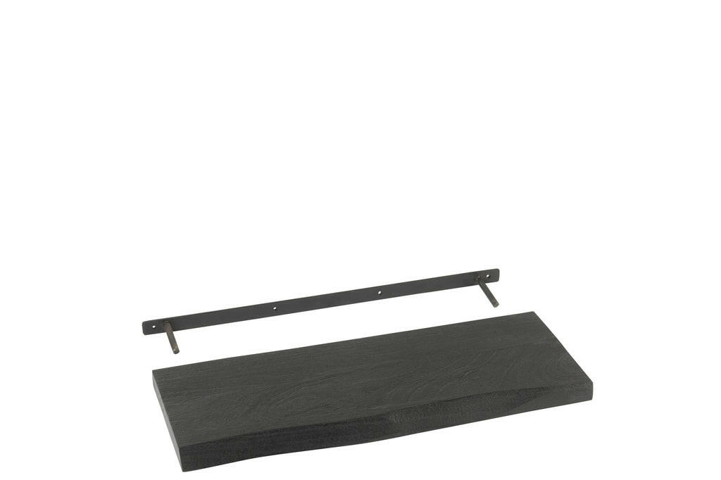 Wandplank Gerard Mango Wood Black Small