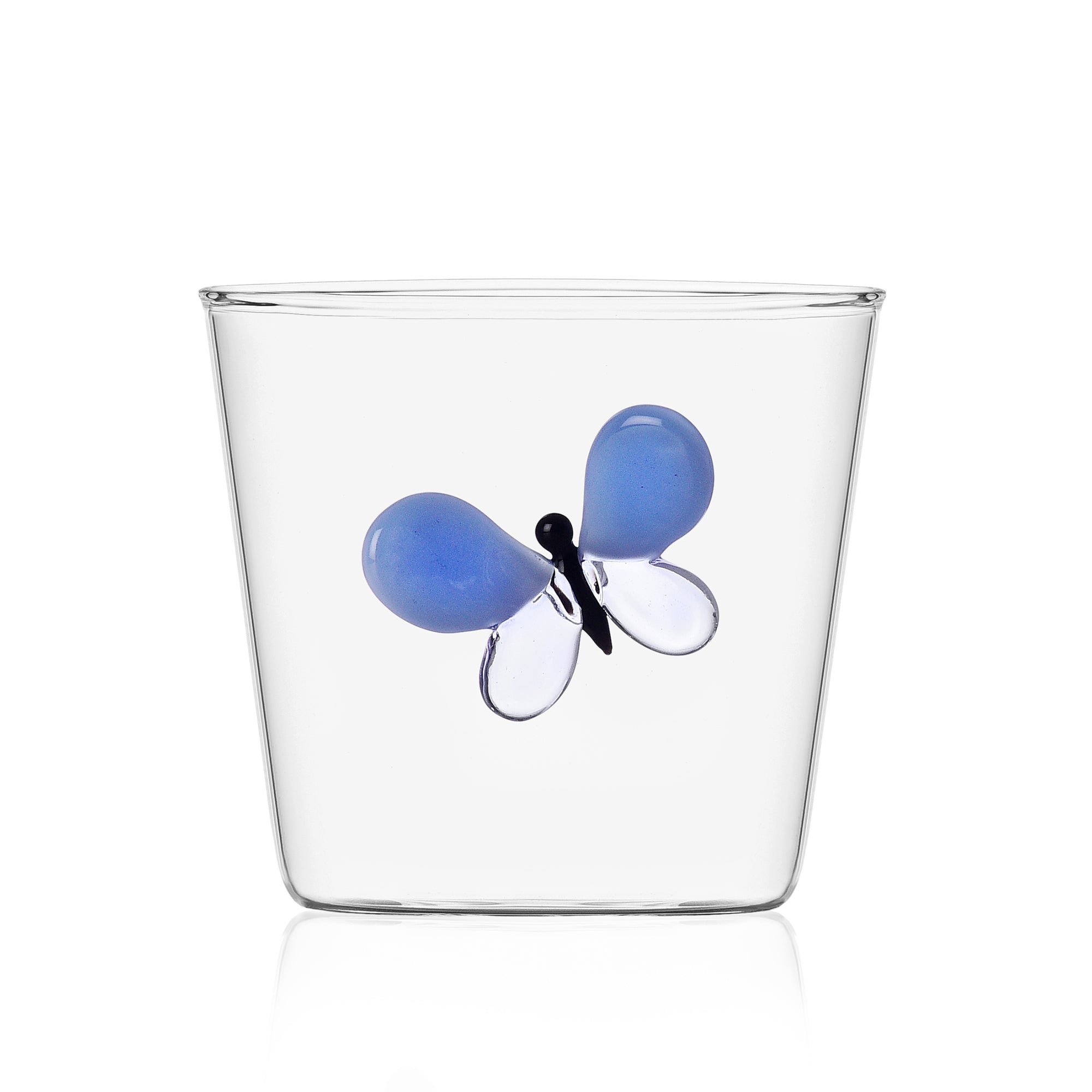 Ichendorf Milano Tumbler Blue Butterfly – drinkglas met blauwe vlinder
