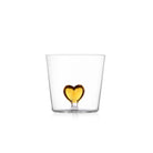 Ichendorf Milano Yellow Heart glasobject – geel hart design