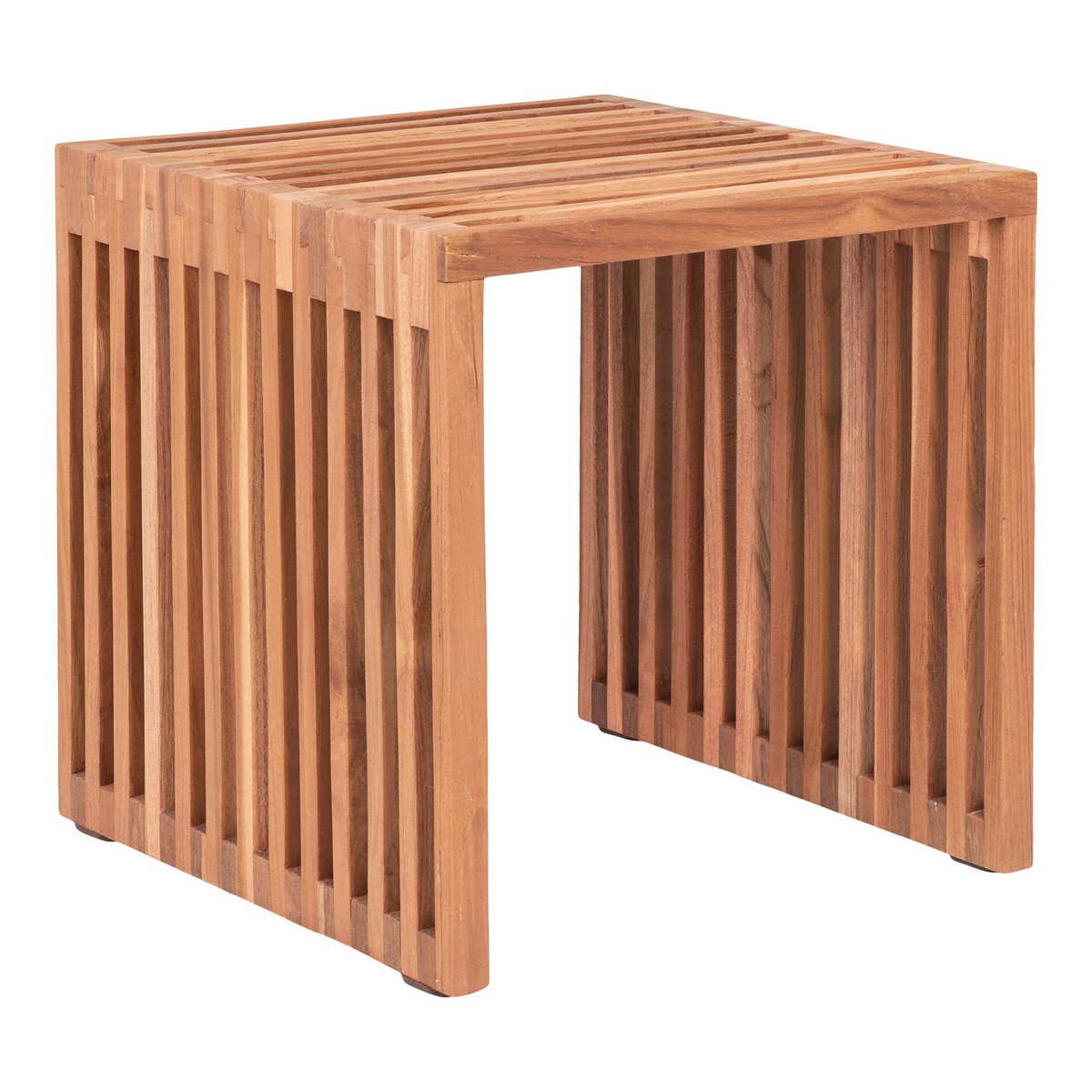 Pego Bijzettafel - In Teakhout Natuur 40X40X40 Cm