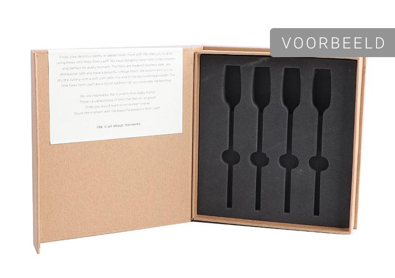 Koffielepeltjes Charlot Set Van 4 Black Koffielepels